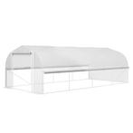 TRUUSK Kas 6 X 3 X 2 M Foliekas Met 8 Ramen & Deur, Oprolbar, Tuin en Terras, Verzenden, Nieuw