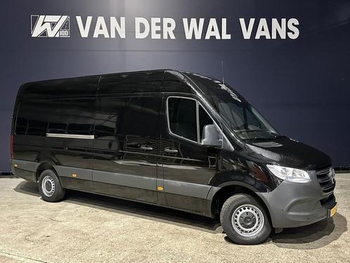 Mercedes-Benz Sprinter 317 CDI 170pk L3H2 Fabrieksgarantie, Auto's, Bestelauto's, Handgeschakeld, Diesel, Zwart, Mercedes-Benz