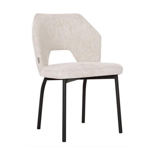 *WOONWINKEL* Must Living Bloom Moderne Eetkamerstoel Naturel, Huis en Inrichting, Stoelen, Nieuw, Stof, Verzenden