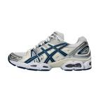 Asics Gel-Nimbus 9 White Light Indigo - maat 41.5 (Sneakers), Verzenden, Wit, Nieuw, Sneakers of Gympen