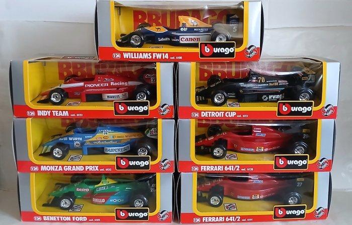 Bburago 1:24 - Modelauto (7) - Lotto con 7 Modelli F1, Hobby en Vrije tijd, Modelauto's | 1:5 tot 1:12
