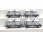 Märklin H0 - 47612 - Modeltrein goederenwagon (4) - 4x Silo, Nieuw