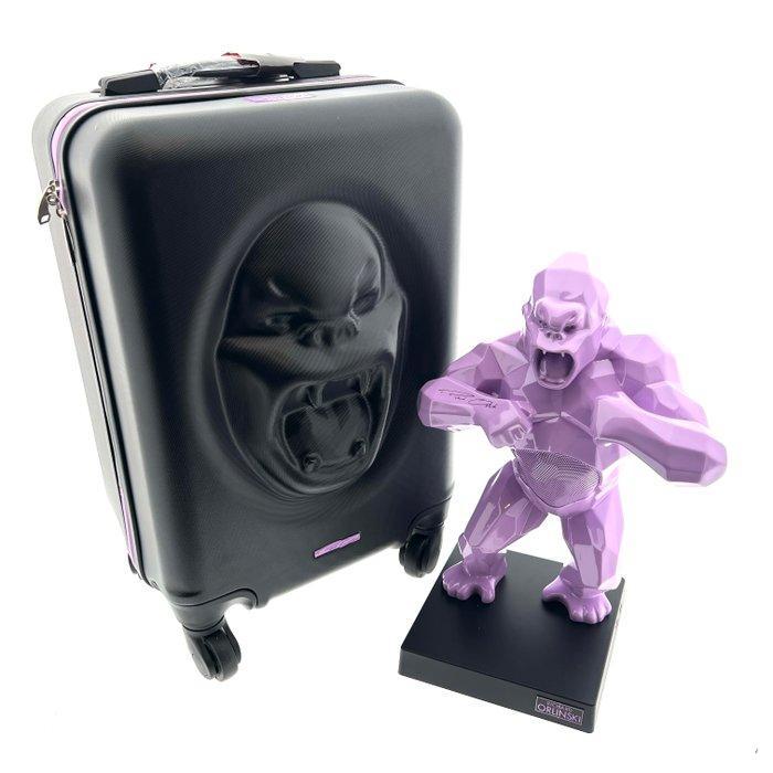 Richard Orlinski (1966) - KiwiKong (Lila) AND Trolley - NO, Antiek en Kunst, Kunst | Designobjecten