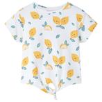 vidaXL Kindershirt met knoop in de zoom 104 ecru, Verzenden, Nieuw