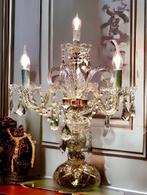 slc illumina - MG - Tafellamp - Flambeou kristal 4 lichts -, Antiek en Kunst