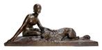 Susse Frères bronsgieterij - Georges Coste - sculptuur,, Antiek en Kunst, Kunst | Designobjecten