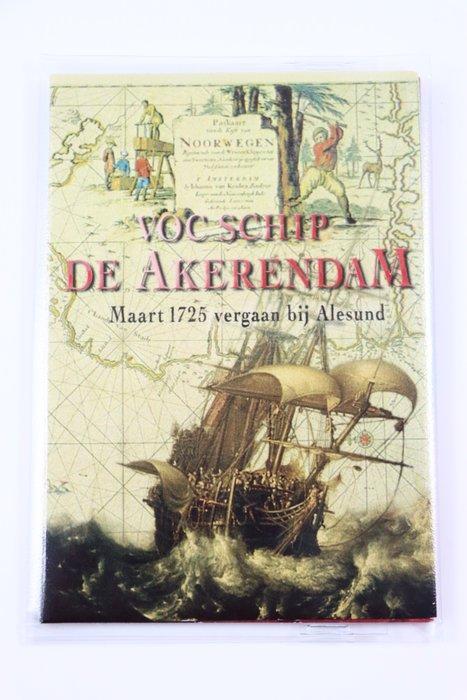 Nederland. VOC Schip de Akerendam muntset  (Zonder, Postzegels en Munten, Munten | Nederland