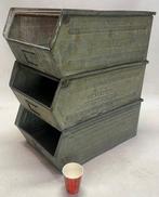 schafer - Kist (3) - magazijn opbergbakken - IJzer -