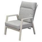 Barolo stoel bank loungeset 4 delig verstelbaar latte, Tuin en Terras, Ophalen of Verzenden, Nieuw, Aluminium