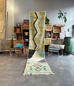 Grote Marokkaanse Boujad Runner Tapijt 75 × 370 cm –, Nieuw