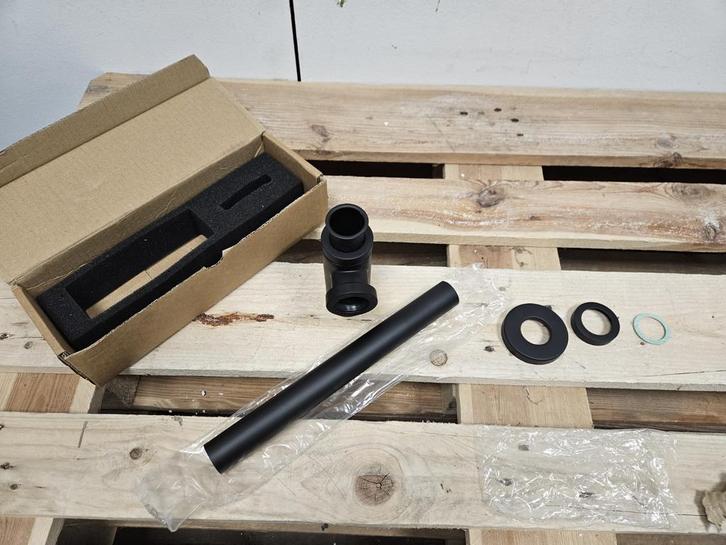 Hotbath Cobber P035 wastafelsifon - mat zwart, Doe-het-zelf en Verbouw, Sanitair, Wastafel, Nieuw, Ophalen of Verzenden