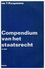 Compendium van het staatsrecht 9789026814044 Koopmans, Gelezen, Koopmans, J.E. Goldschmidt, Verzenden
