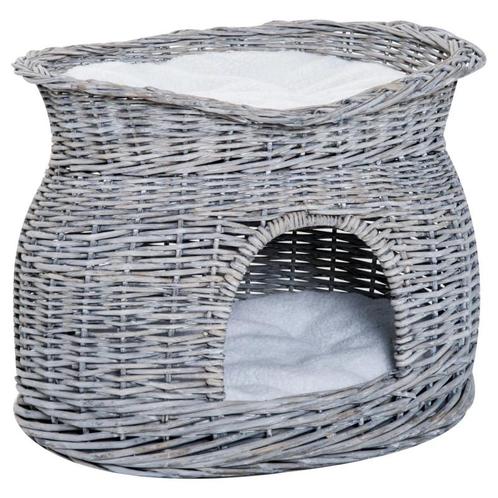 TRUUSK Kattenhuis Met 2 Verdiepingen, Kattenbed, Kattengrot,, Dieren en Toebehoren, Katten-accessoires, Nieuw, Verzenden