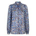 -30% Esqualo  Esqualo Blouse f24-10523 print  maat 44, Kleding | Dames, Blouses en Tunieken, Verzenden, Nieuw