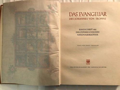Ernst Trenkler - Das Evangeliar des J. von Troppau Codex -, Antiek en Kunst, Antiek | Boeken en Bijbels