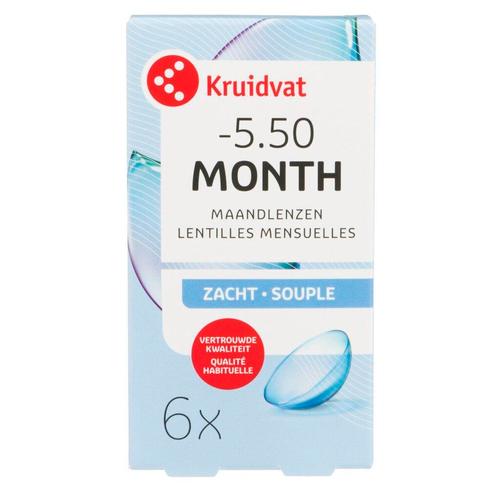 Kruidvat Opticare -5.50 Zachte Maandlenzen, Sport en Fitness, Gezondheidsproducten en Wellness, Nieuw, Verzenden