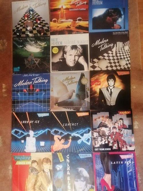 Modern Talking , Fancy, Blue System - 4 x LPs + 11 x Maxi, Cd's en Dvd's, Vinyl Singles