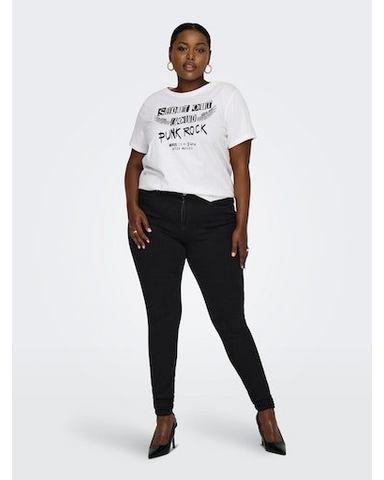 ONLY CARMAKOMA Skinny fit jeans CARPOWER MID PH UP SK, Kleding | Dames, Spijkerbroeken en Jeans, Nieuw, Verzenden