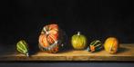 Jan Teunissen - Still life with Pumpkins (1), Antiek en Kunst