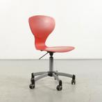 Design werkstoel Ilpospa IKS - Rood - Verrijdbaar, Huis en Inrichting, Bureaustoelen, Ophalen of Verzenden, Nieuw