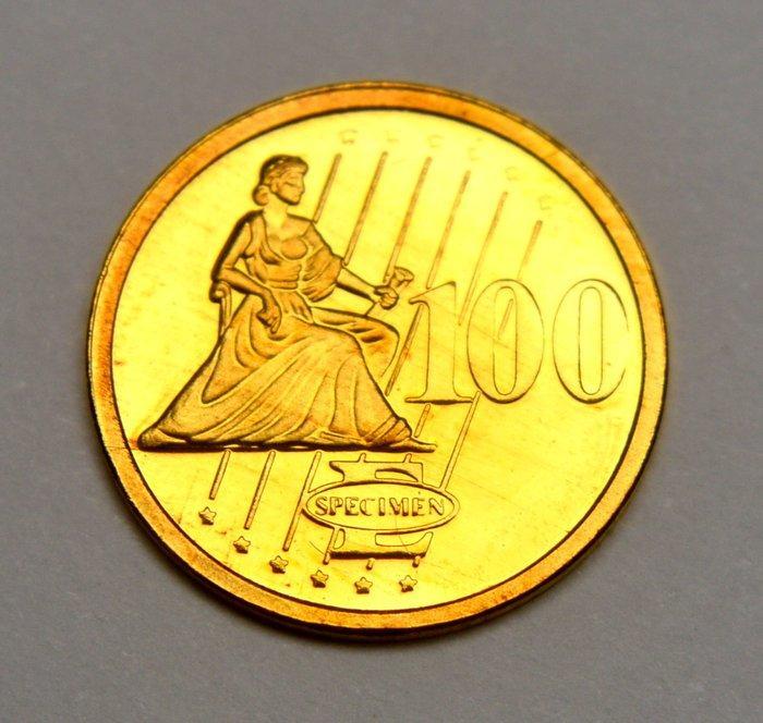 Duitsland. 100 Specimen Euro 2011 - Trial Probe - Wartburg -, Postzegels en Munten, Munten | Europa | Niet-Euromunten