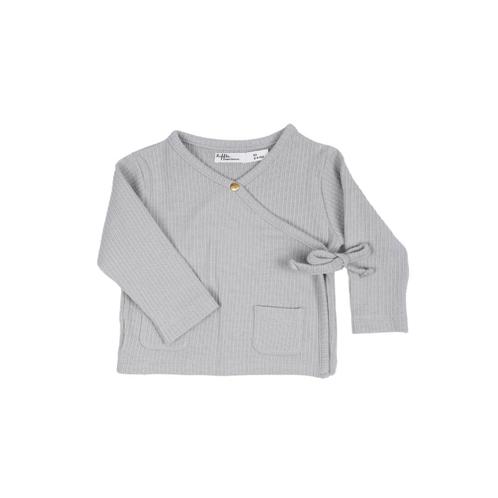 Overslag vest - rib green water - maten: 50, 56, 62 - Riffle, Kinderen en Baby's, Kinderkleding | Overige, Nieuw, Verzenden