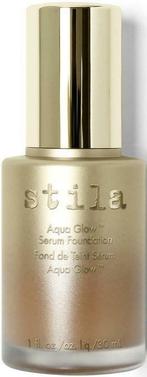 STILA AQUA GLOW SERUM FOUNDATION DEEP DRUPPELAAR 30 ML, Sieraden, Tassen en Uiterlijk, Uiterlijk | Cosmetica en Make-up, Verzenden