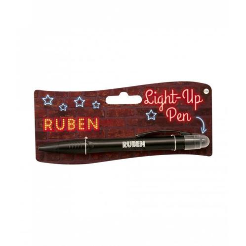 Balpen Light-Up pen Ruben zwart, Verzamelen, Pennenverzamelingen, Ophalen of Verzenden