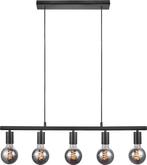 2dekans | Nordlux - Paco 5-Spot Hanglamp Black - 5, Huis en Inrichting, Lampen | Hanglampen, Ophalen of Verzenden, Zo goed als nieuw