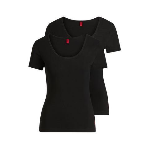 HUGO underwear T-shirt TWIN met verticale logoprint, Kleding | Dames, T-shirts, Nieuw, Verzenden