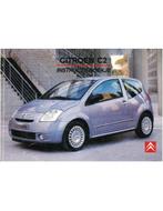 2003 CITROEN C2 INSTRUCTIEBOEKJE NEDERLANDS, Auto diversen, Handleidingen en Instructieboekjes