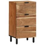 vidaXL Dressoir 40x33x75 cm massief acaciahout, Verzenden, Nieuw