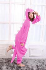 Onesie Roze Draak Pak XS-S Drakenpak Dino Draakje Kostuum Di, Kleding | Dames, Carnaval, Nieuw, Ophalen of Verzenden, Kleding