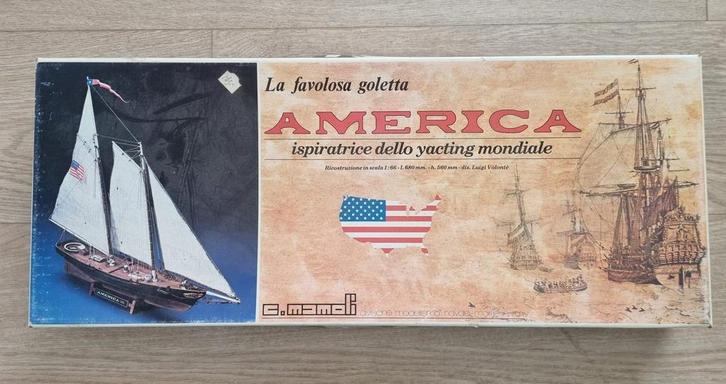 Mamoli (Dusek Ship Kits) MV26 America 1:66, Hobby en Vrije tijd, Modelbouw | Boten en Schepen, Verzenden