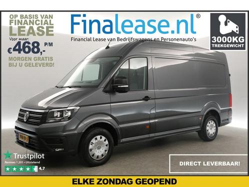 Volkswagen Crafter 35 2.0 TDI Exclusive L3H3 140PK €468pm, Auto's, Bestelauto's, Lease, Handgeschakeld, Diesel, Volkswagen, Zilver of Grijs