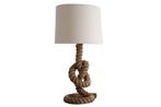 Maritieme vloerlamp SEVEN SEAS 80cm touw tafellamp linnen, Huis en Inrichting, Lampen | Tafellampen, Nieuw, Ophalen of Verzenden