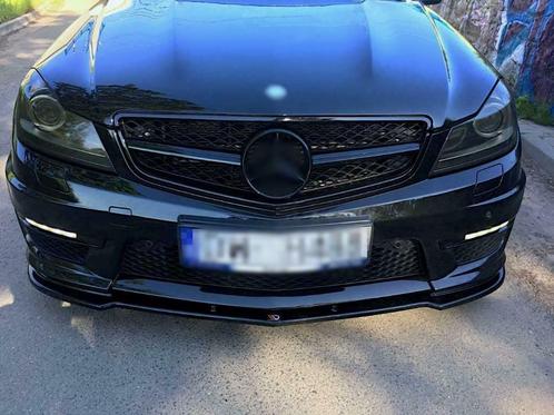 Front Splitter Spoiler voor Mercedes C Klasse W204 C63 AMG, Auto-onderdelen, Carrosserie en Plaatwerk, Nieuw, Mercedes-Benz, Voor