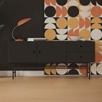 *WOONWINKEL* Tenzo Cocktail Retro Tv Dressoir Zwart, Huis en Inrichting, Kasten | Dressoirs, Verzenden, Nieuw