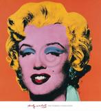 Kunstdruk Andy Warhol - Shot Orange Marilyn 65x71cm, Huis en Inrichting, Woonaccessoires | Schilderijen, Tekeningen en Foto's