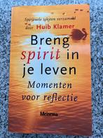 Breng spirit in je leven, Boeken, Verzenden, Huib Klamer, Persoonlijkheidsleer, Nieuw