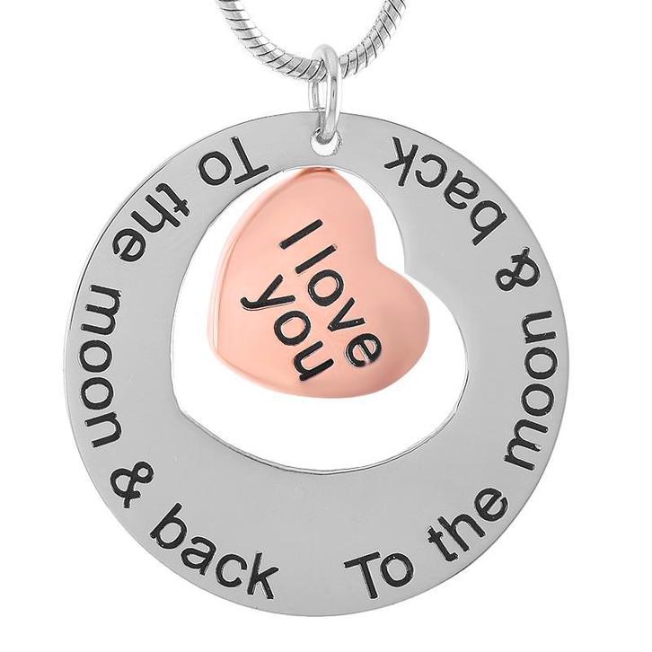 Assieraad, ashanger To the moon zilver rosé-goud, Sieraden, Tassen en Uiterlijk, Kettinghangers, Zilver, Nieuw, Kruis of Symbool
