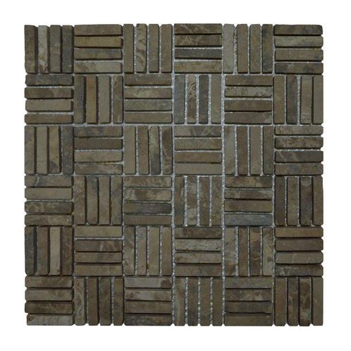 Mozaiek Parquet 1x4.8 30x30 cm Marmer Moccacino Blokverband, Doe-het-zelf en Verbouw, Sanitair, Ophalen of Verzenden