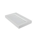 Wastafel BWS Hoya 80x45.5 cm Zonder Kraangat Mat Wit, Ophalen of Verzenden, Nieuw, Overige typen