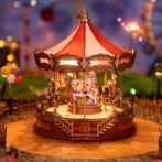 Robotime Carousel Miniatuur Modelbouw Muziekdoos (Recreatie), Hobby en Vrije tijd, Modelbouw | Overige, Verzenden, Nieuw