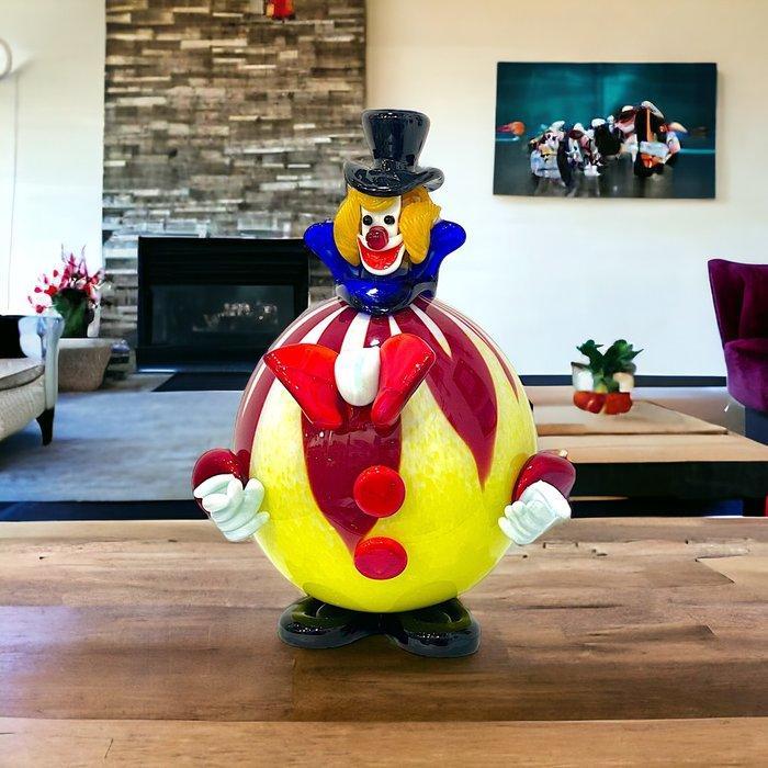 Filippo Maso - sculptuur, Clown soffiato - 25 cm -, Antiek en Kunst, Antiek | Glas en Kristal