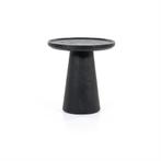 Bijzettafel Ron 46x49 - zwart, Ophalen of Verzenden, Nieuw