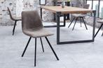 Retro stoel AMSTERDAM STOEL taupe grijs design klassieker -, Huis en Inrichting, Stoelen, Ophalen of Verzenden, Nieuw