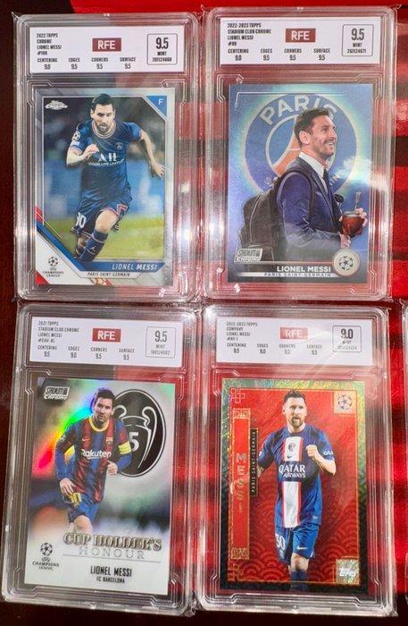 2022/23 Topps Lionel Messi Parallel card - 8 Card - Near, Verzamelen, Stickers