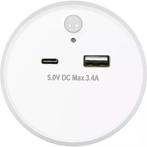 Benson Nachtlamp met USB-A/C, dag/nacht- en bewegingssens..., Ophalen of Verzenden, Nieuw