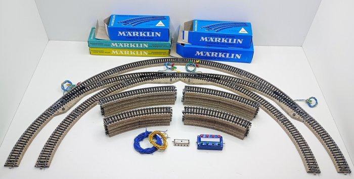 Märklin H0 - Modeltreinsporen (42) - M sporen - Gebogen, Hobby en Vrije tijd, Modeltreinen | H0